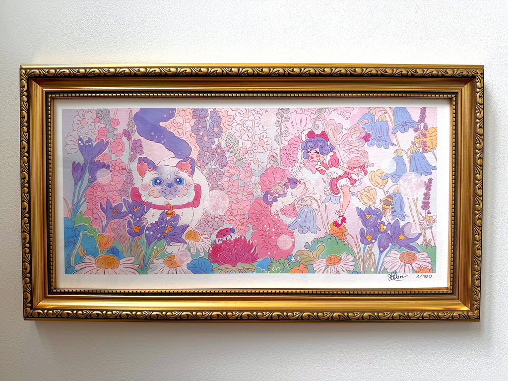 A3 Fine Art Print | Signed Giclée with Hand-Painted Glitter Detail