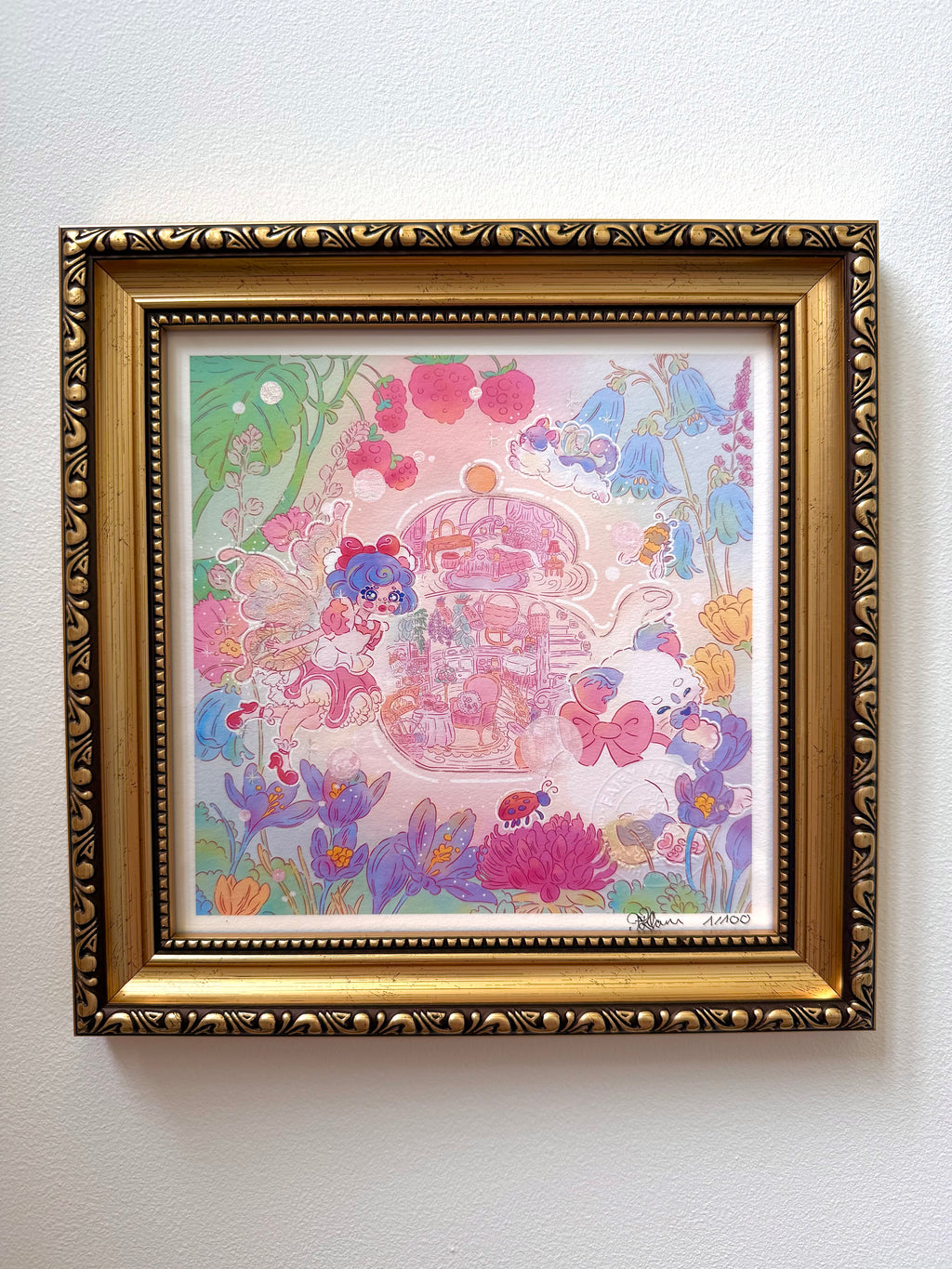 Daisy the Fairy Cover — Fine Art Print | Signed Giclée with Hand-Painted Glitter Detail
