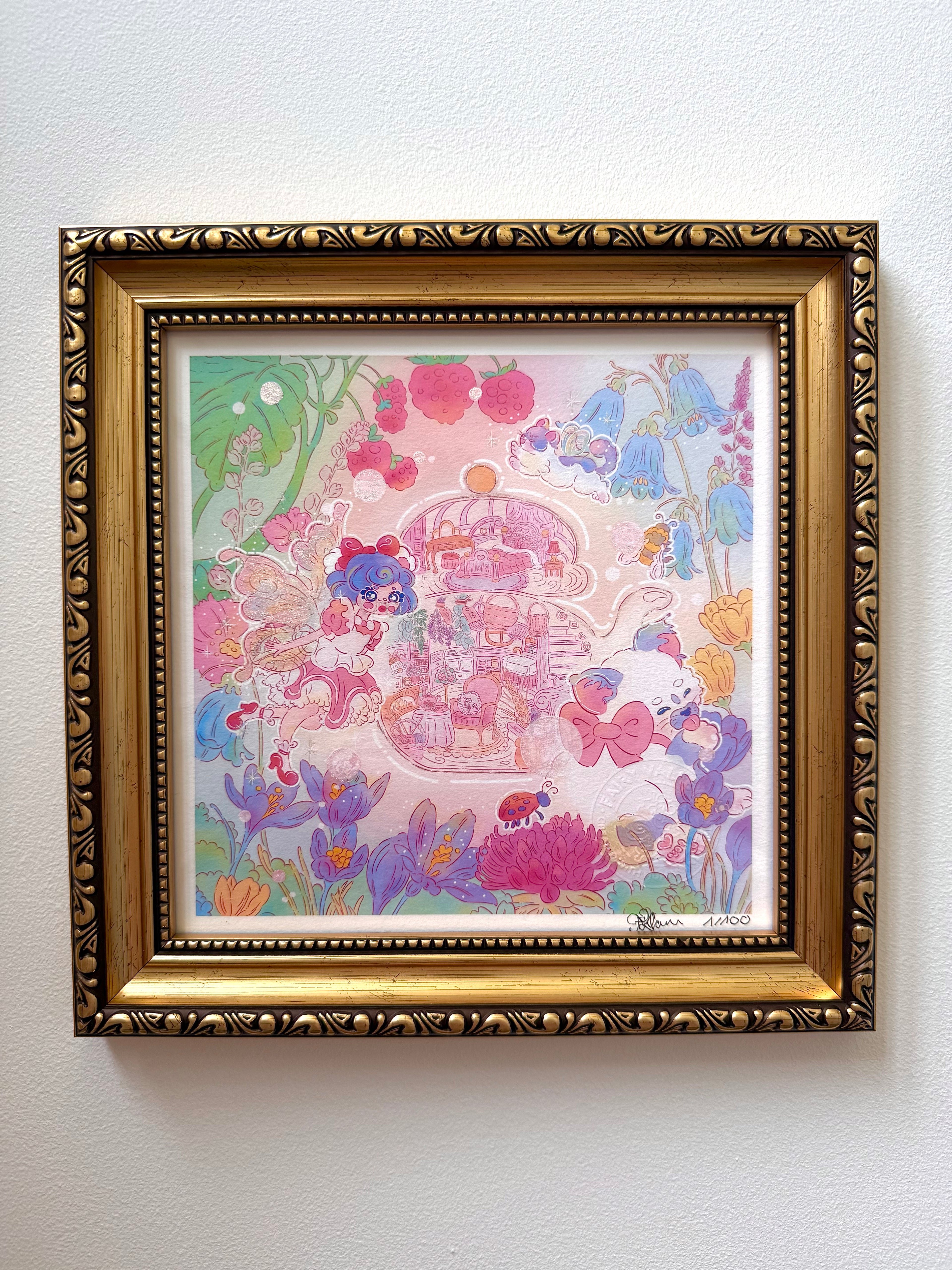 Daisy the Fairy Cover — Fine Art Print | Signed Giclée with Hand-Painted Glitter Detail