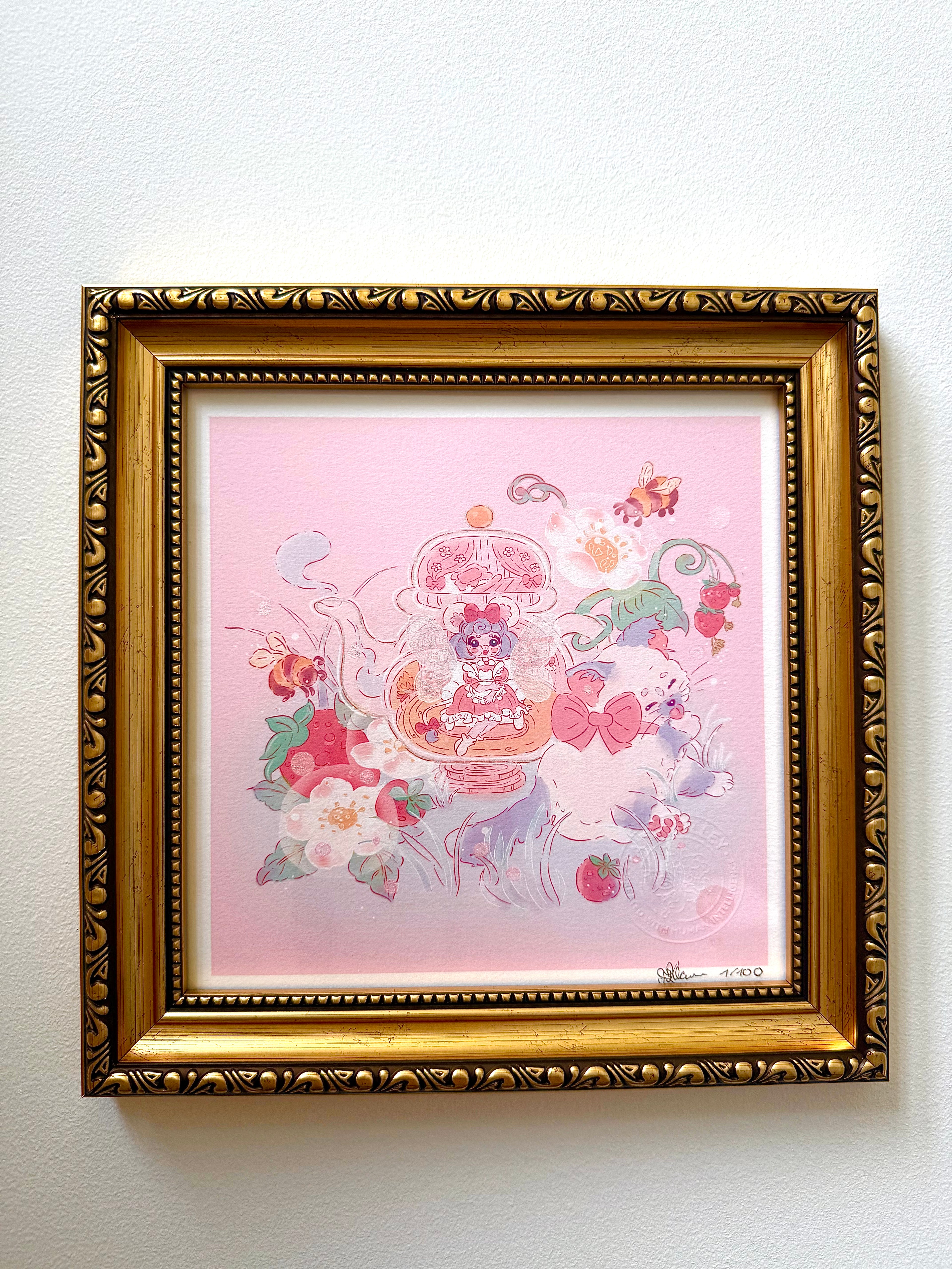The Original Sketch — Fine Art Print | Signed Giclée with Hand-Painted Glitter Detail